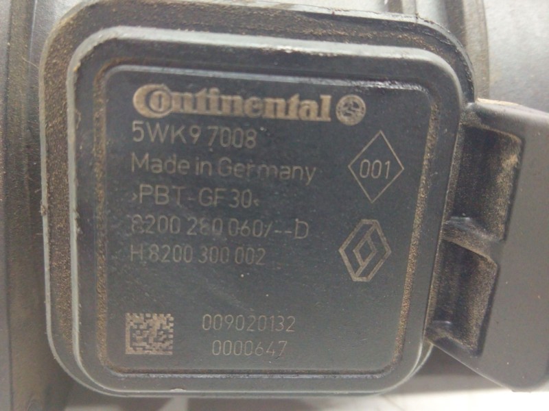 Recambio de caudalimetro para renault trafic caja cerrada (ab 4.01) 2.0 dci diesel cat referencia OEM IAM 8200280060D  