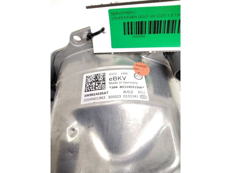 Recambio de servofreno para volkswagen golf viii (cd1) 1.5 tsi referencia OEM IAM 5WB614105AT 0240850658 