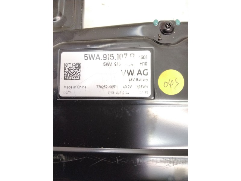 Recambio de bateria hibrido para volkswagen golf viii (cd1) 1.5 tsi referencia OEM IAM 5WA915107B 5WA915107A 77025200511