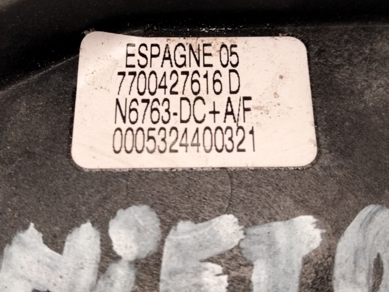Recambio de airbag delantero izquierdo para renault megane i scenic (ja0) 1.9 dti diesel cat referencia OEM IAM 7700427616D  
