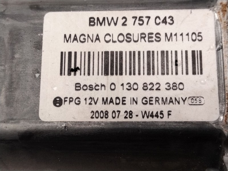 Recambio de motor elevalunas delantero izquierdo para mini mini (r56) cooper d referencia OEM IAM 2758C43 0130822380 