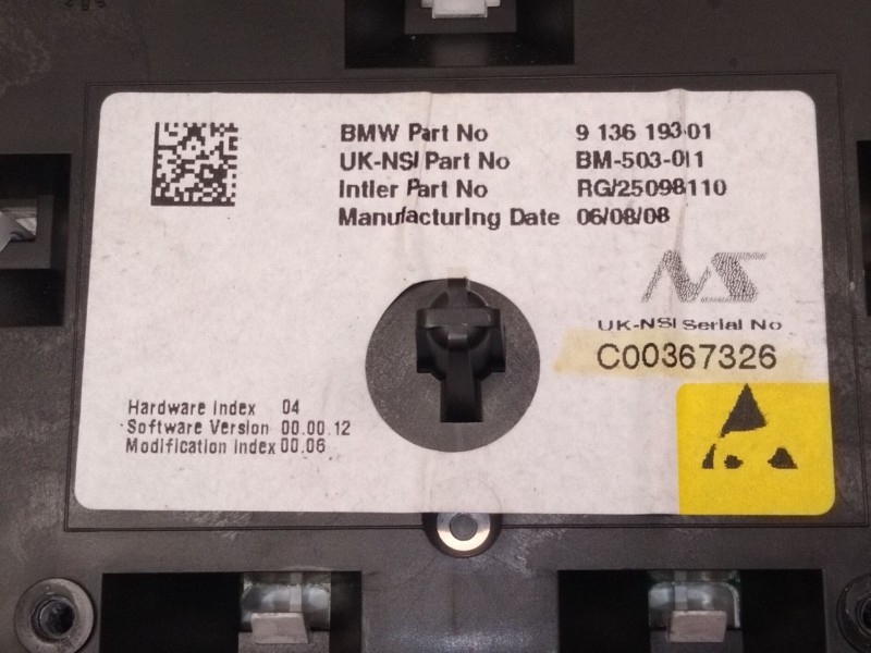 Recambio de cuadro instrumentos para mini mini (r56) cooper d referencia OEM IAM 913619301  