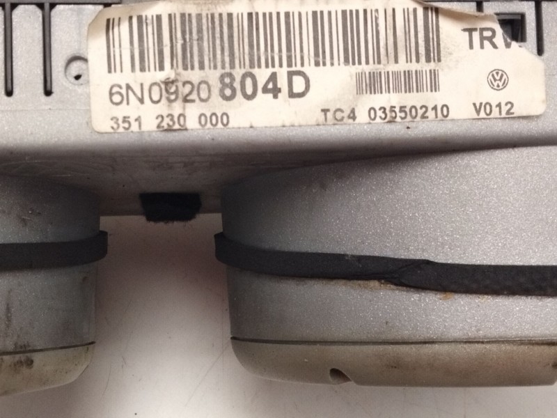 Recambio de cuadro instrumentos para volkswagen polo (9n1) 1.4 16v referencia OEM IAM 6N0920804D  