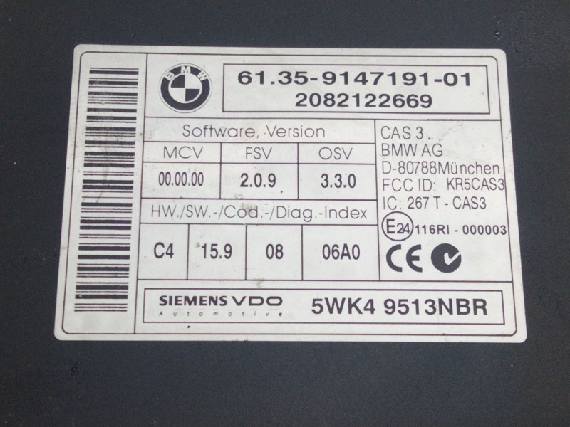 Recambio de modulo electronico para mini mini (r56) cooper d referencia OEM IAM 914719101  