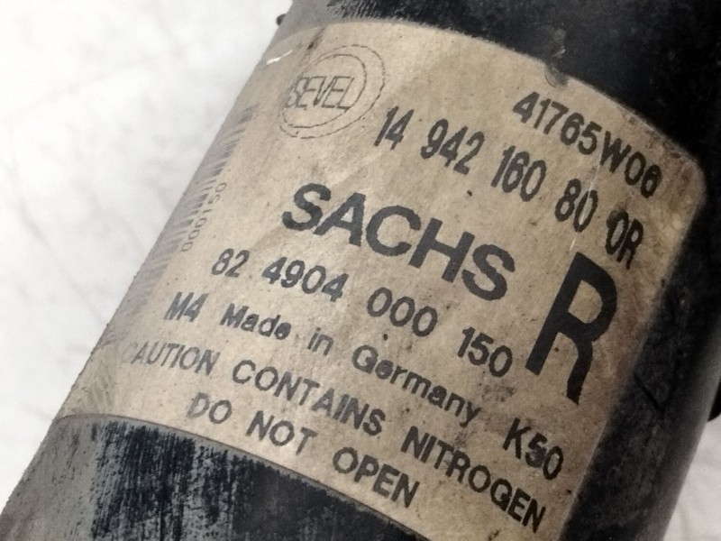 Recambio de amortiguador delantero derecho para citroën c8 2.2 hdi fap cat (4hw) referencia OEM IAM 1494216080  