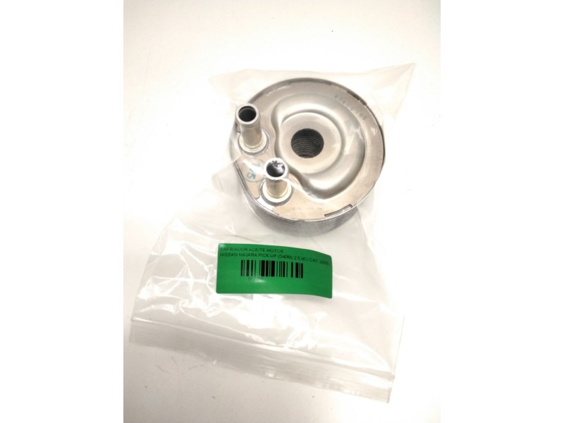 Recambio de enfriador aceite motor para nissan navara pick-up (d40m) 2.5 dci cat referencia OEM IAM 324288015 5M30001 21305AW400