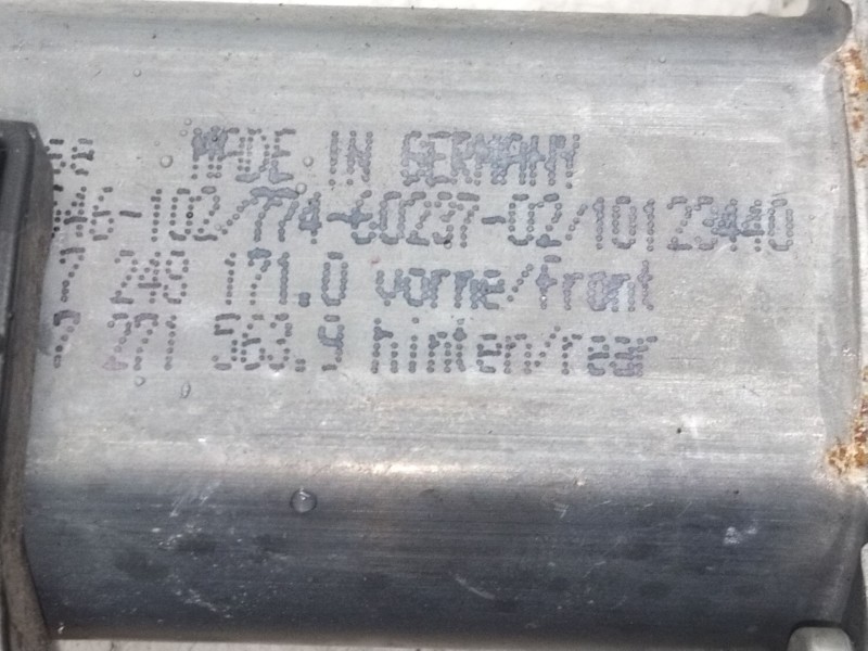 Recambio de elevalunas trasero izquierdo para bmw serie 5 lim. (f10) 520d referencia OEM IAM 72481710  