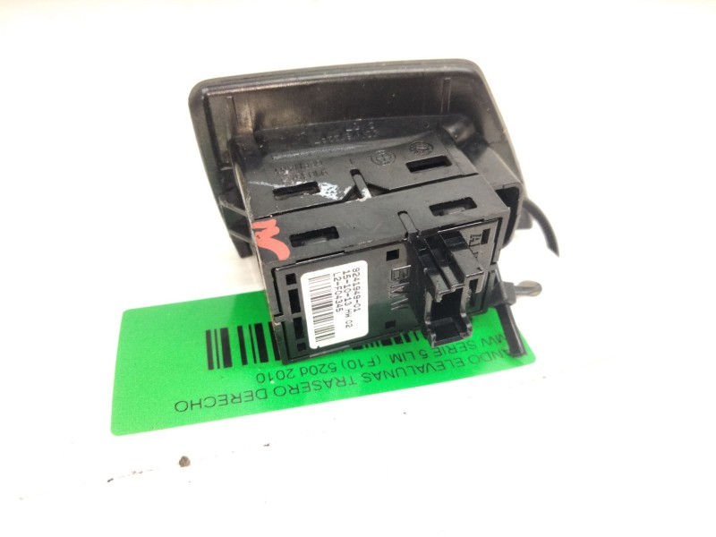 Recambio de mando elevalunas trasero derecho para bmw serie 5 lim. (f10) 520d referencia OEM IAM 924194901  