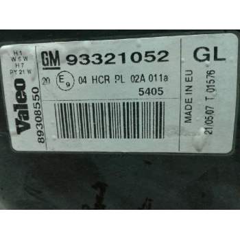 Recambio de faro izquierdo para opel meriva blue line referencia OEM IAM GM93321052L  