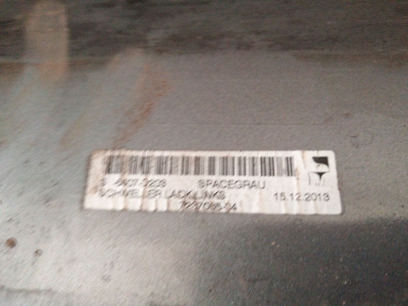 Recambio de talonera izquierda para bmw serie 5 lim. (f10) 520d referencia OEM IAM 723706504 D764077 