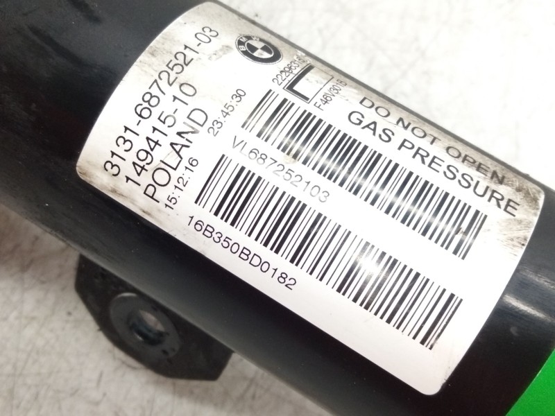 Recambio de amortiguador delantero izquierdo para bmw serie 2 gran tourer (f46) referencia OEM IAM 687252103  