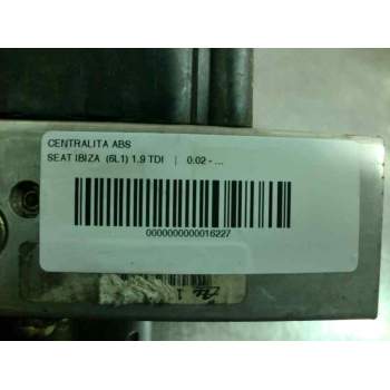 Recambio de centralita abs para seat ibiza (6l1) 1.9 tdi referencia OEM IAM   112887