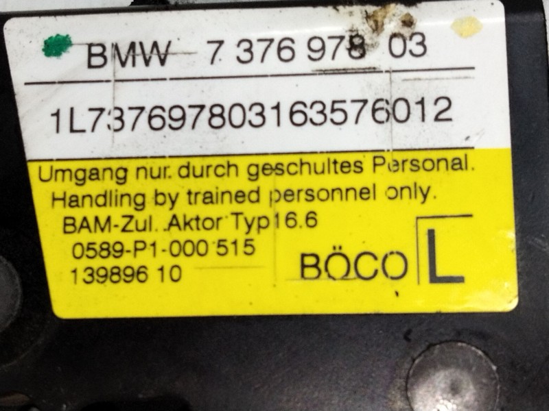 Recambio de cerradura capot para bmw serie 2 gran tourer (f46) referencia OEM IAM 737697803  