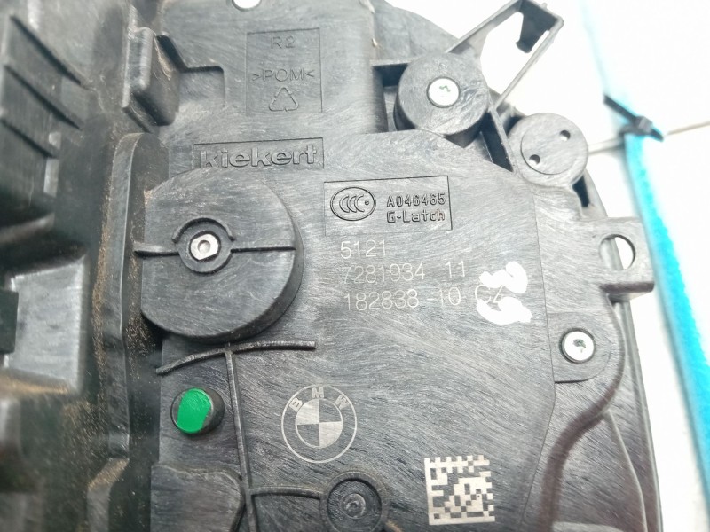 Recambio de cerradura puerta delantera derecha para bmw serie 2 gran tourer (f46) referencia OEM IAM 728193411  