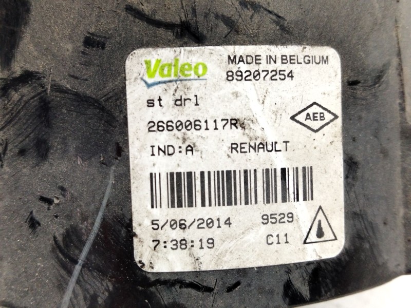 Recambio de faro antiniebla izquierdo para mercedes-benz citan (w415) furgon referencia OEM IAM 89207254  