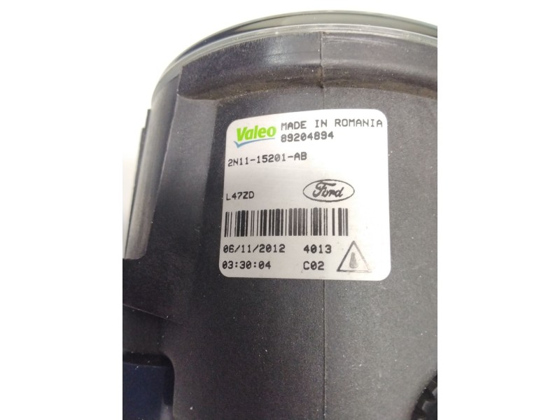 Recambio de faro antiniebla derecho para ford focus lim. (cb8) 1.6 16v ti-vct cat referencia OEM IAM 2N1115201AB VALEO 89204894