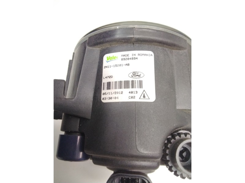 Recambio de faro antiniebla derecho para ford focus lim. (cb8) 1.6 16v ti-vct cat referencia OEM IAM 2N1115201AB VALEO 89204894
