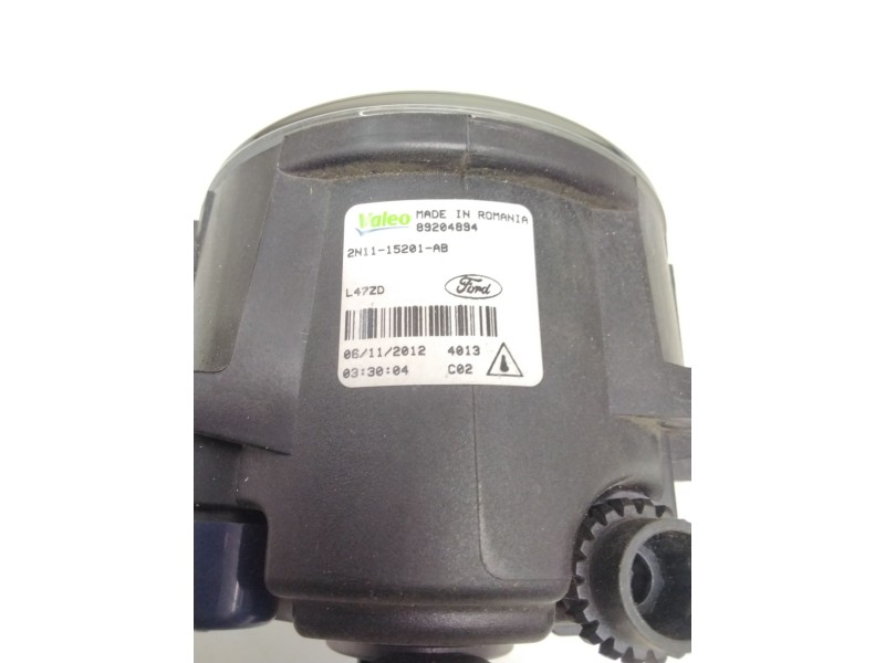 Recambio de faro antiniebla derecho para ford focus lim. (cb8) 1.6 16v ti-vct cat referencia OEM IAM 2N1115201AB VALEO 89204894