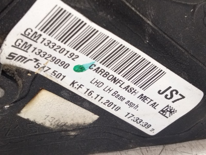 Recambio de retrovisor izquierdo para opel insignia sports tourer cosmo referencia OEM IAM 13320192  