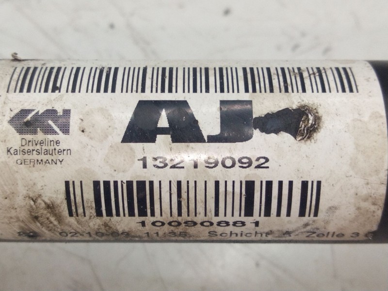 Recambio de transmision delantera izquierda para opel insignia a (g09) 2.0 cdti (68) referencia OEM IAM 13219092  