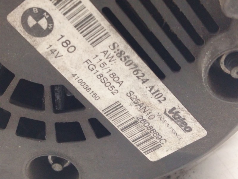 Recambio de alternador para bmw serie 5 lim. (f10) referencia OEM IAM 8507624AI02  