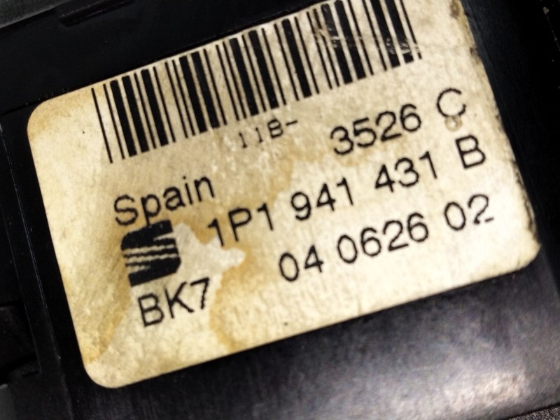 Recambio de mando luces para seat leon (1p1) 2.0 tdi referencia OEM IAM 1P1941431B  