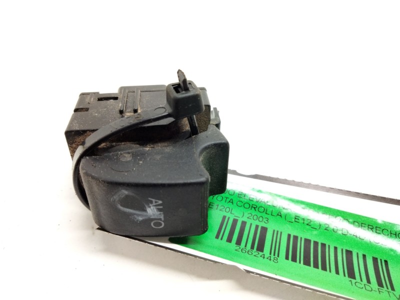 Recambio de mando elevalunas trasero derecho para toyota corolla (_e12_) 2.0 d-4d (cde120r_, cde120l_) referencia OEM IAM   