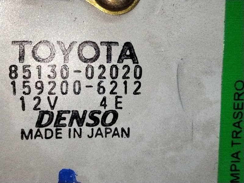 Recambio de motor limpia trasero para toyota corolla (_e12_) 2.0 d-4d (cde120r_, cde120l_) referencia OEM IAM 85132002020  