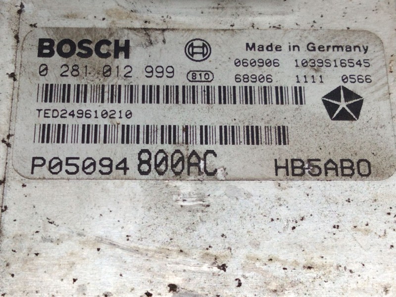 Recambio de centralita motor uce para renault koleos 2.0 dci diesel fap referencia OEM IAM P05095800AC 0281012999 