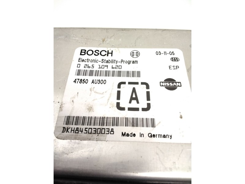 Recambio de unidad control ecu para nissan primera (p12) 1.8 referencia OEM IAM 0265109620 BOSCH 47850AU300
