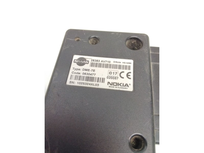 Recambio de modulo electronico de telefono para nissan primera (p11) 1.8 16v referencia OEM IAM 28383AV710 NOKIA 1025324AL03