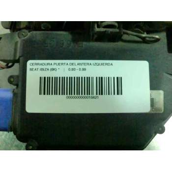 Recambio de cerradura puerta delantera izquierda para seat ibiza (6k) referencia OEM IAM   113153