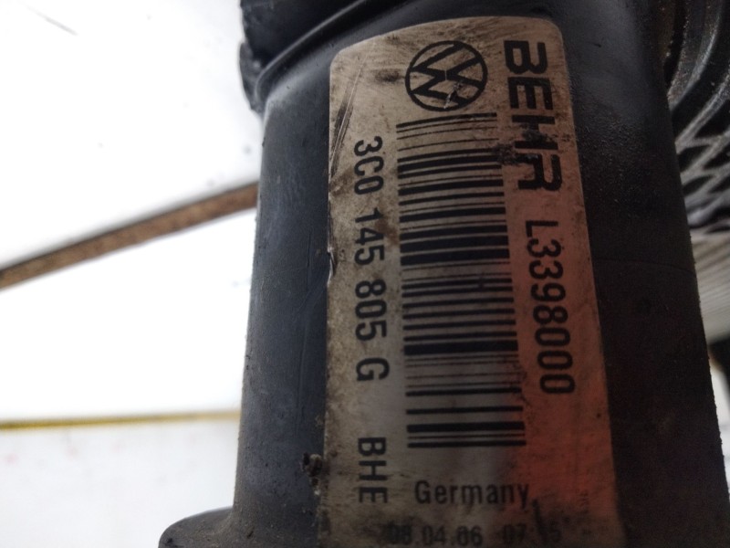 Recambio de intercooler para volkswagen passat b6 (3c2) 2.0 tdi 16v referencia OEM IAM 3C0145805G  