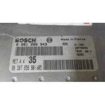 Recambio de centralita motor uce para peugeot 307 (s1) xr referencia OEM IAM 0261206943 9638765680 