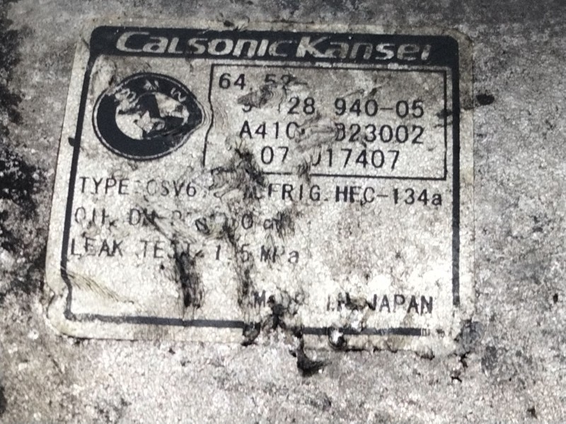 Recambio de compresor aire acondicionado para bmw x3 (e83) 2.0 sd referencia OEM IAM   