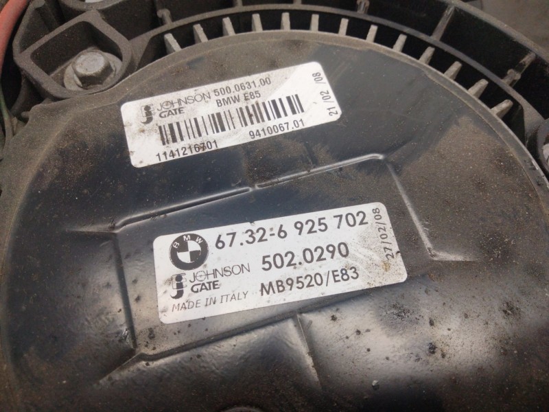 Recambio de electroventilador para bmw x3 (e83) 2.0 turbodiesel cat referencia OEM IAM 6925702  