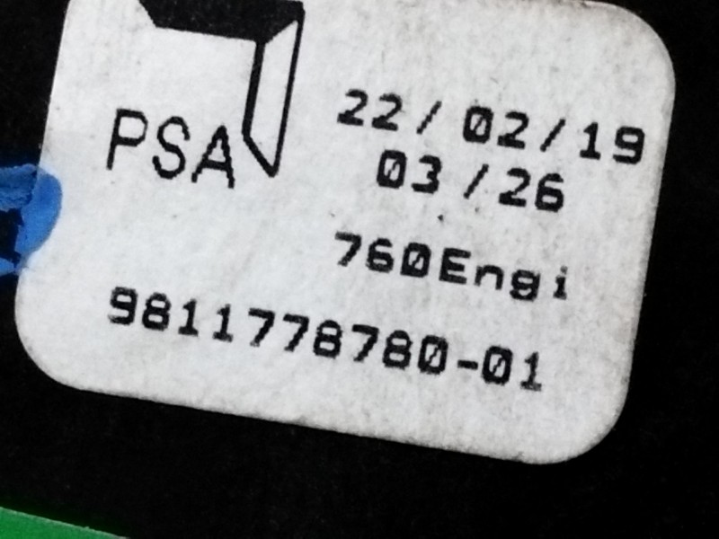 Recambio de palanca cambio para citroën c4 cactus referencia OEM IAM 981177870001  