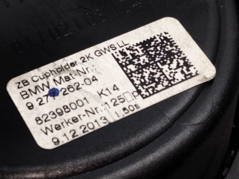 Recambio de portavasos para bmw serie 5 lim. (f10) 520d referencia OEM IAM 927726202  