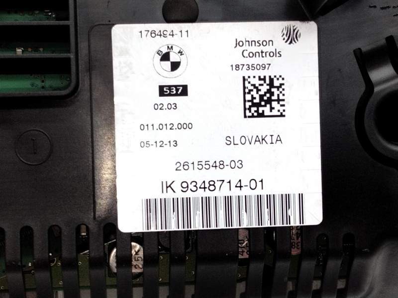 Recambio de cuadro instrumentos para bmw serie 5 lim. (f10) 520d referencia OEM IAM 934871401  