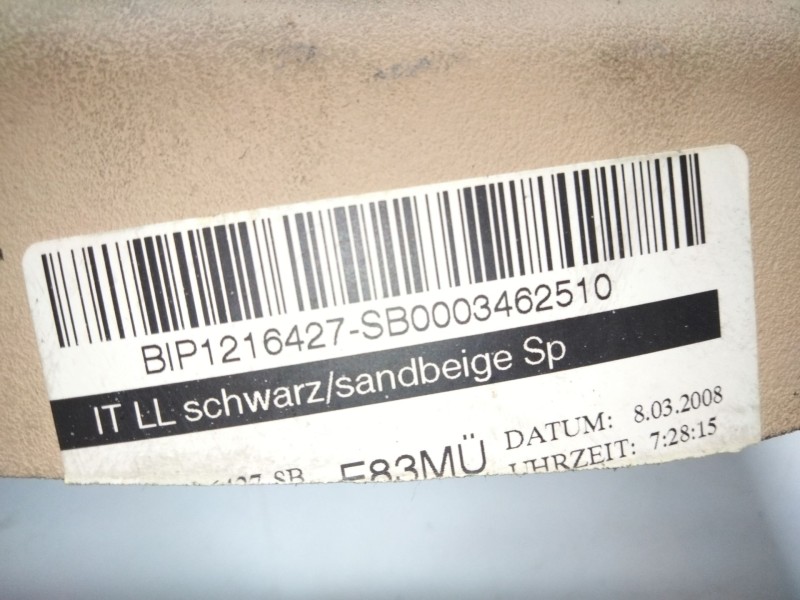 Recambio de salpicadero para bmw x3 (e83) 2.0 turbodiesel cat referencia OEM IAM SB0003462510  