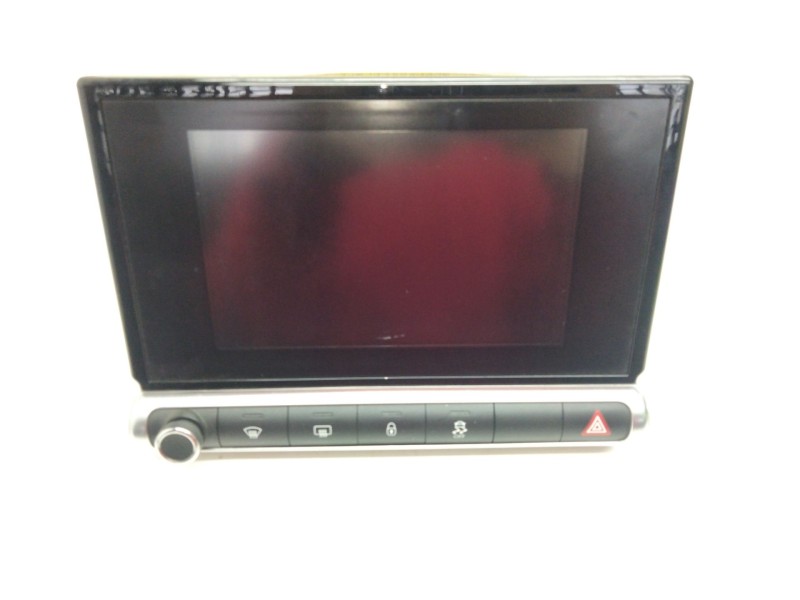 Recambio de pantalla multifuncion para citroën c4 cactus feel referencia OEM IAM 98020025ZD  