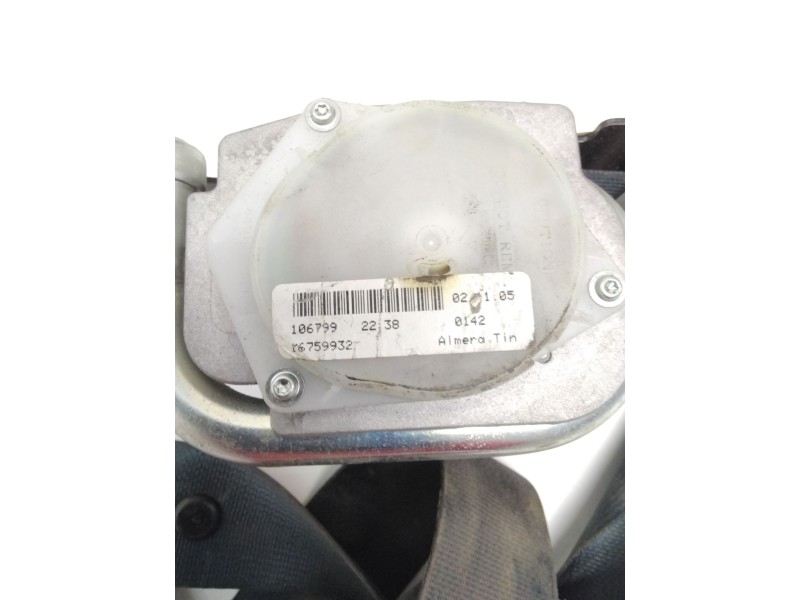 Recambio de cinturon seguridad delantero izquierdo para nissan almera tino (v10) 1.8 referencia OEM IAM 16759932  106799