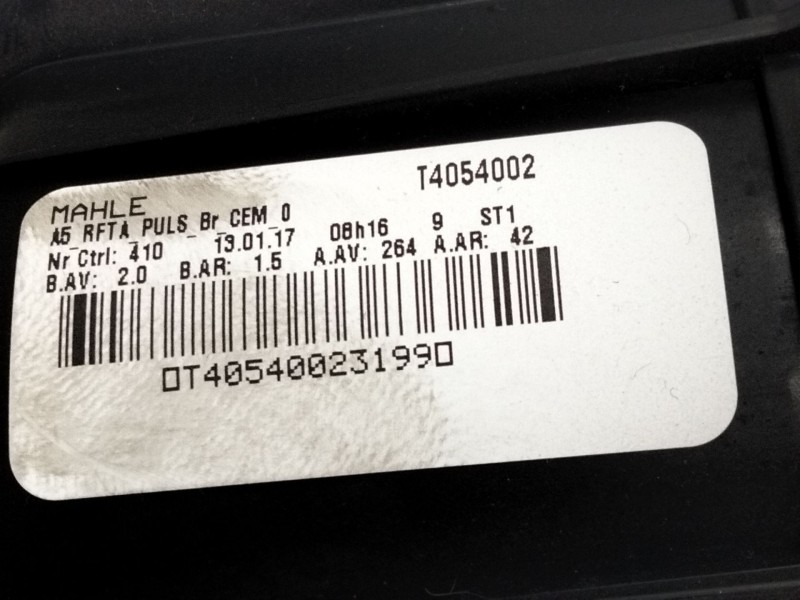 Recambio de motor calefaccion para citroën c4 cactus feel referencia OEM IAM   