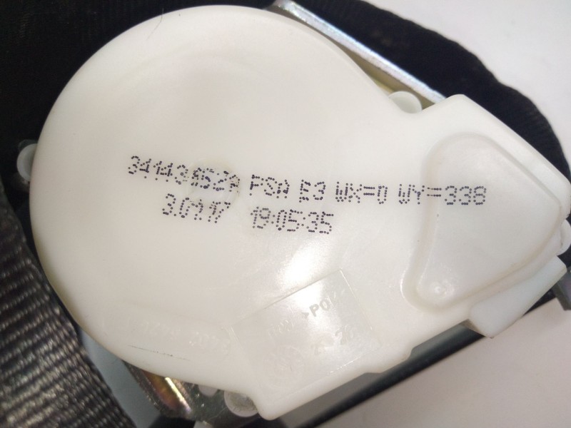 Recambio de cinturon seguridad trasero derecho para citroën c4 cactus feel referencia OEM IAM 34143552A  