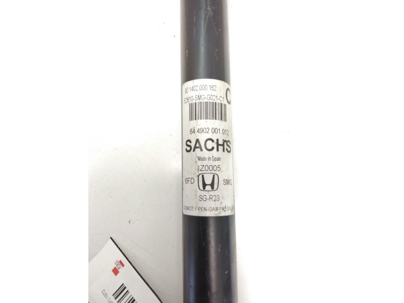 Recambio de amortiguador trasero para honda civic i hatchback (sb) 1200 (sb1) referencia OEM IAM 844902001012 SACHS 