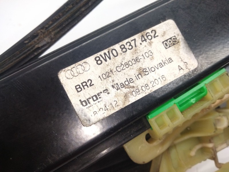 Recambio de elevalunas delantero derecho para audi a4 berlina (8w2) 2.0 16v tdi referencia OEM IAM 8W0847462  