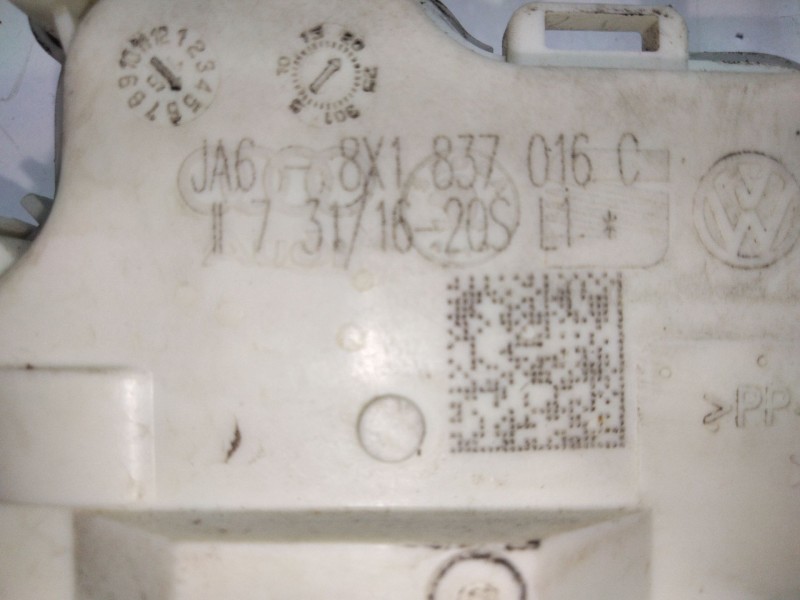 Recambio de cerradura puerta delantera derecha para audi a4 berlina (8w2) 2.0 16v tdi referencia OEM IAM 8X1837016C  