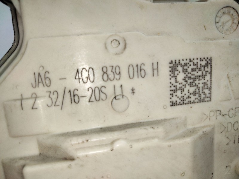 Recambio de cerradura puerta trasera derecha para audi a4 berlina (8w2) 2.0 16v tdi referencia OEM IAM 4G0849016H  