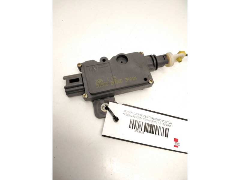 Recambio de motor cierre centralizado porton para nissan almera classic (b10) 1.6 16v referencia OEM IAM 90550BU000  298105