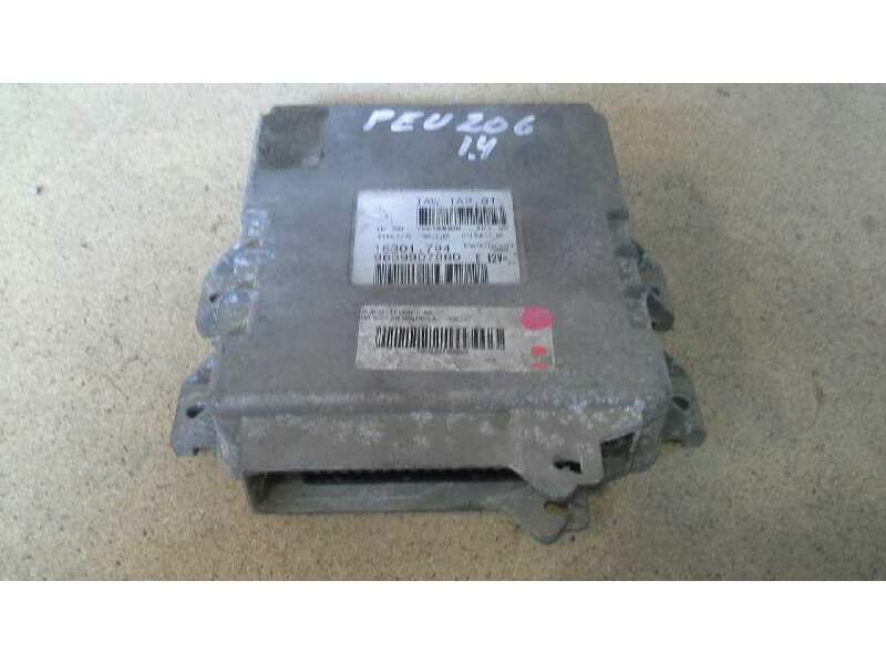 Recambio de centralita motor uce para peugeot 206 berlina 1.4 referencia OEM IAM 9639907880 IAW1AP81 16301794